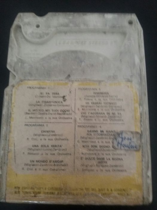 Lote de 2 Cassetes Stereo 8 (anos 60)