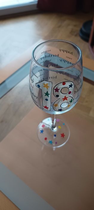 Kieliszek na 18 urodziny