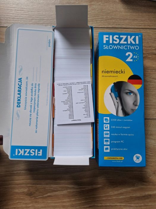 NOWE fiszki niemiecki słownictwo A2 dla początkujących