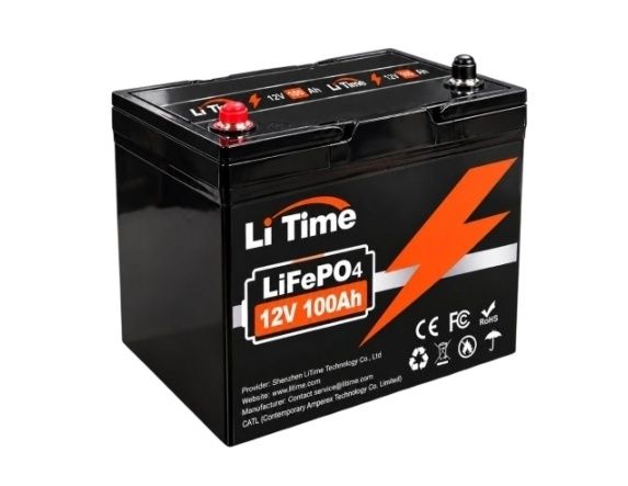 СУПЕР ЦІНА ‼️ Аккумулятор LiFePo4 12V, 100Ah (Li-Time) Залізофосфат АКЦІЯ ‼️ Одеса
