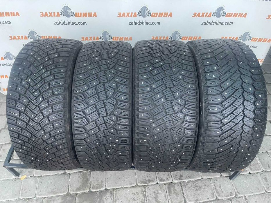 вживані зимові шини 2+2 235/45R18 + 245/45R18 Continental шиповка 4шт