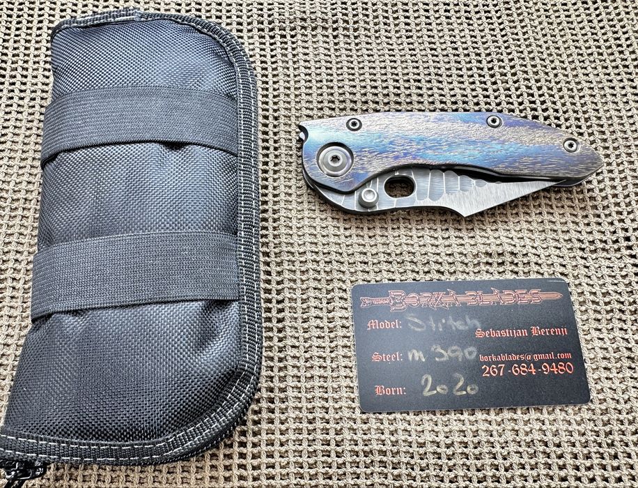 Колекційний ніж Borka Blades Cosmic Stitch M390
