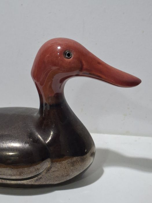 Pato em cerâmica da fábrica Lastra Algarve