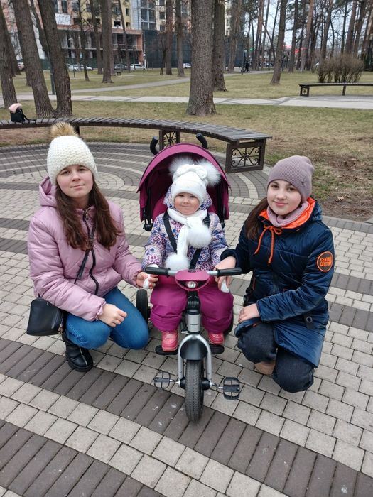 3- колесний велосипед з батьківською ручкою