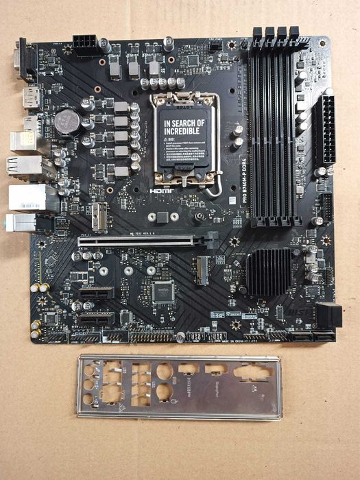 MSI PRO B760M-P DDR4 LGA1700 / B760 / 4x DDR4 / 2x M.2 - wada audio Win11