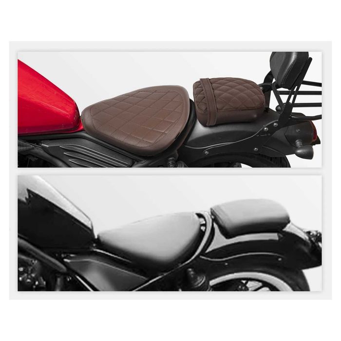 Banco em Pele Sintética para Honda Rebel CMX300/500 (de 2017 a 2025)