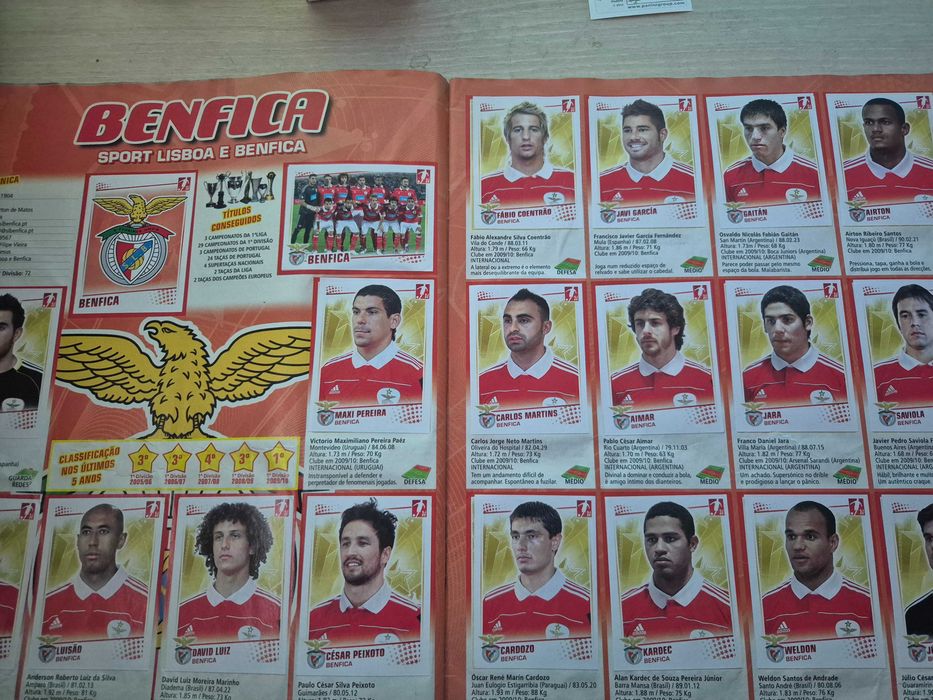 Caderneta Panini Futebol 2010-11