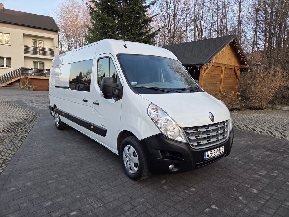 Renault Master L3H2 2.3 dCi 125 KM Doka Brygadówka Salon PL