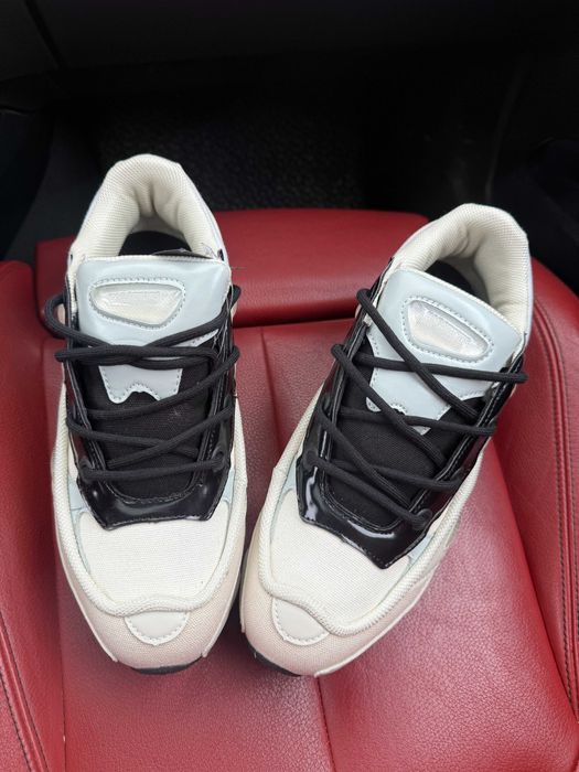 (БЕЗ ПЕРЕДОПЛАТИ) Adidas x Raf Simons Ozweego White Beige адідас раф