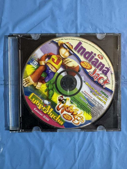 Indiana Jack + Wobbles PL PC CD-ROM 2005 – wydanie magazynowe