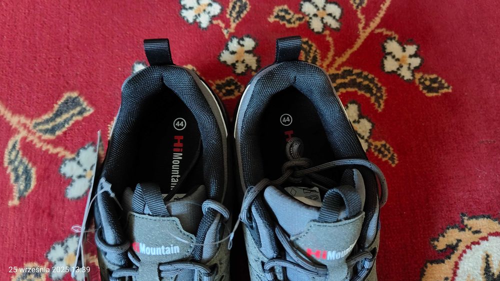Buty trekkingowe HiMountain Ramsey 44 - szare, rozmiar wkładki 28,8 cm