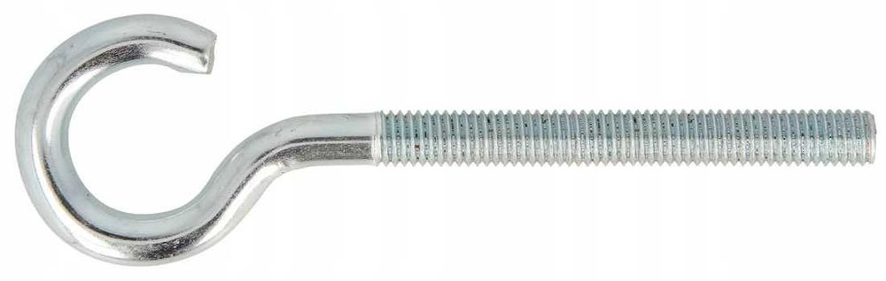 Hak otwarty sufitowy z gwintem metrycznym 10x130 - 13szt