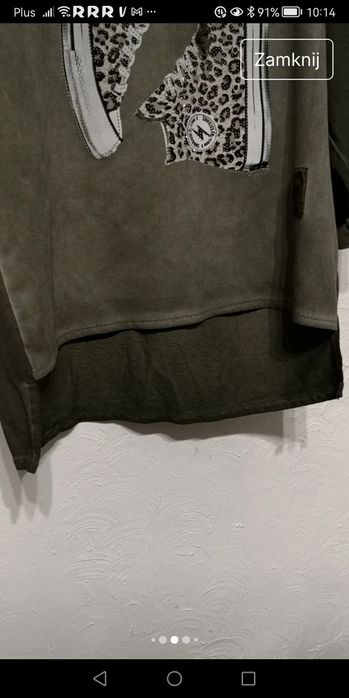 Bluza damska z kapturem.