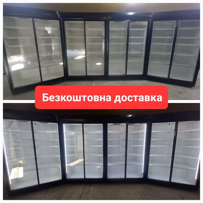 Продуктова вітрина, морозилка, торгове обладнання, холодильні шафи
