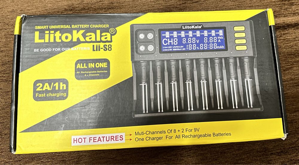 Зарядний пристрій LiitoKala Lii-S8