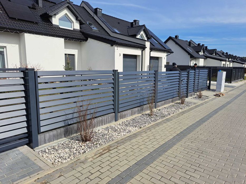 Ogrodzenia metalowe, płoty, bramy, furtki, palisadowe, grzebieniowe