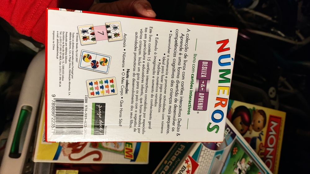 Jogo os números desliza & aprende