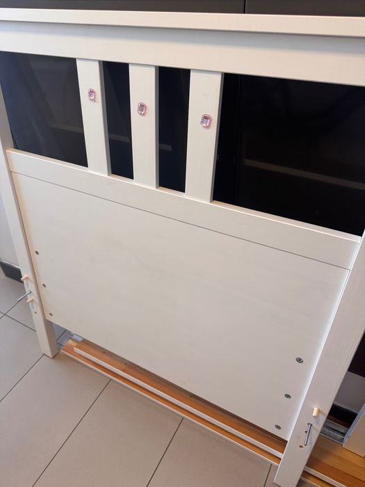 Rama łóżka plus materac Ikea