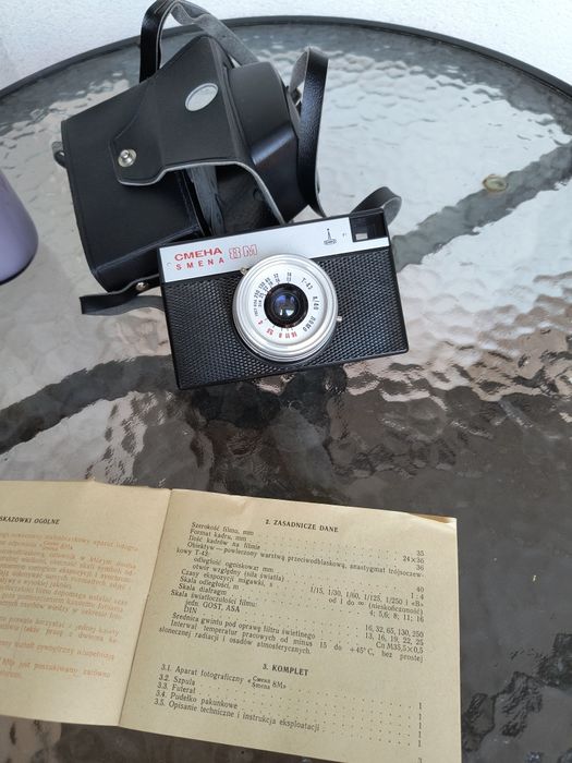 NOWY aparat Smena 8m photo camera ZSRR 1987 rok