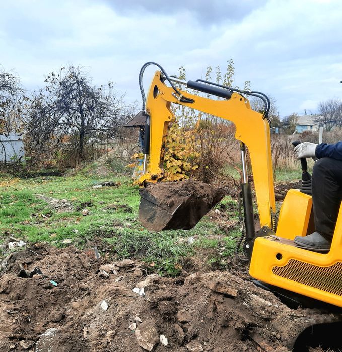 Услуги мини экскаватора, земельные работы