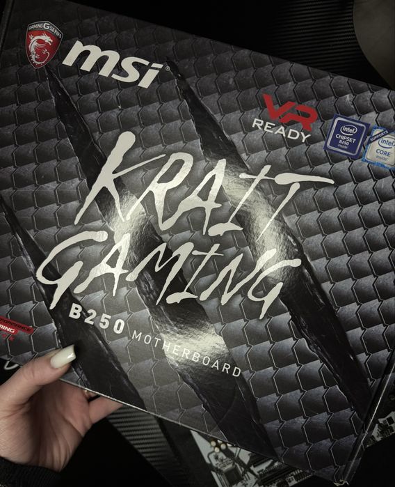 Материнска плата MSI B250 Krait Gaming + pentium G4500 та + 4gb озу