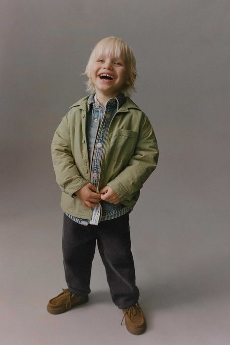 Стьобана куртка-сорочка Zara на 3 (98) та 5 (110) років