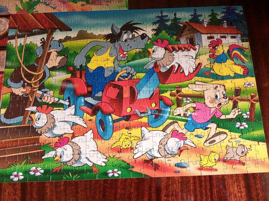 Продам пазлы на разное количество элементов