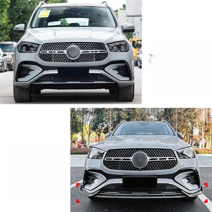Сплиттер Mercedes GLE Coupe W167 C167 диффузор спойлер губа сплiтер