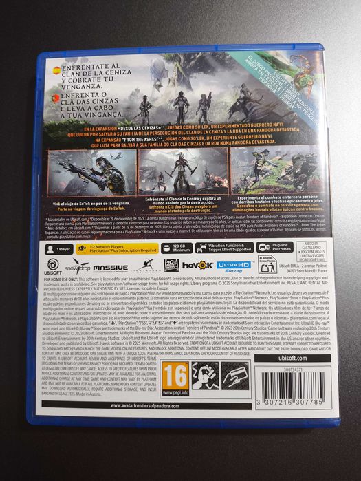 Avatar: Frontiers of Pandora From the Ashes Edition PS5