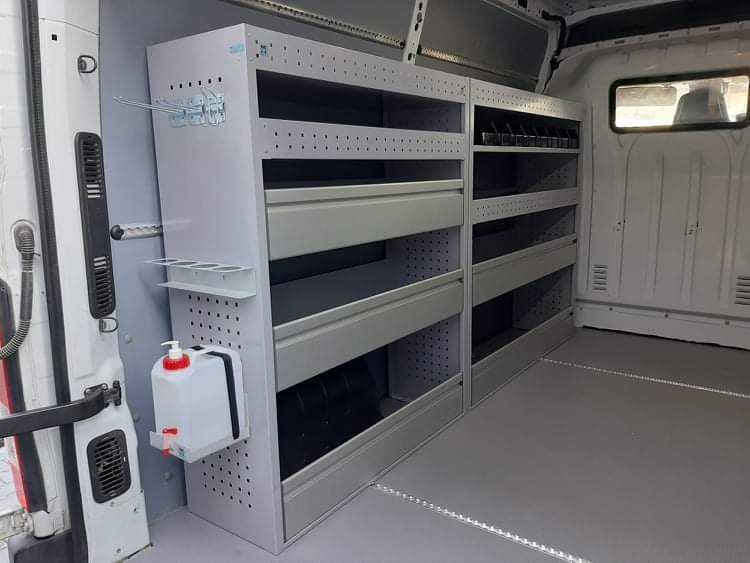 Zabudowa serwisowa warsztatowa regał Master Ducato