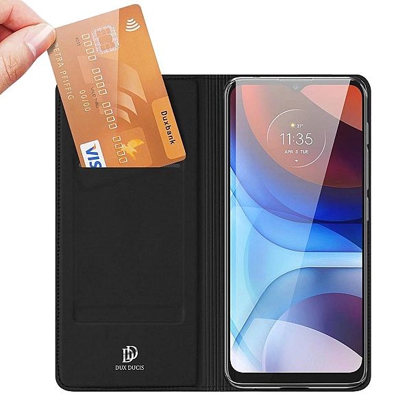 Etui Dux Ducis Skin Pro + Szkło Hartowane do Motorola Moto E7 Power /