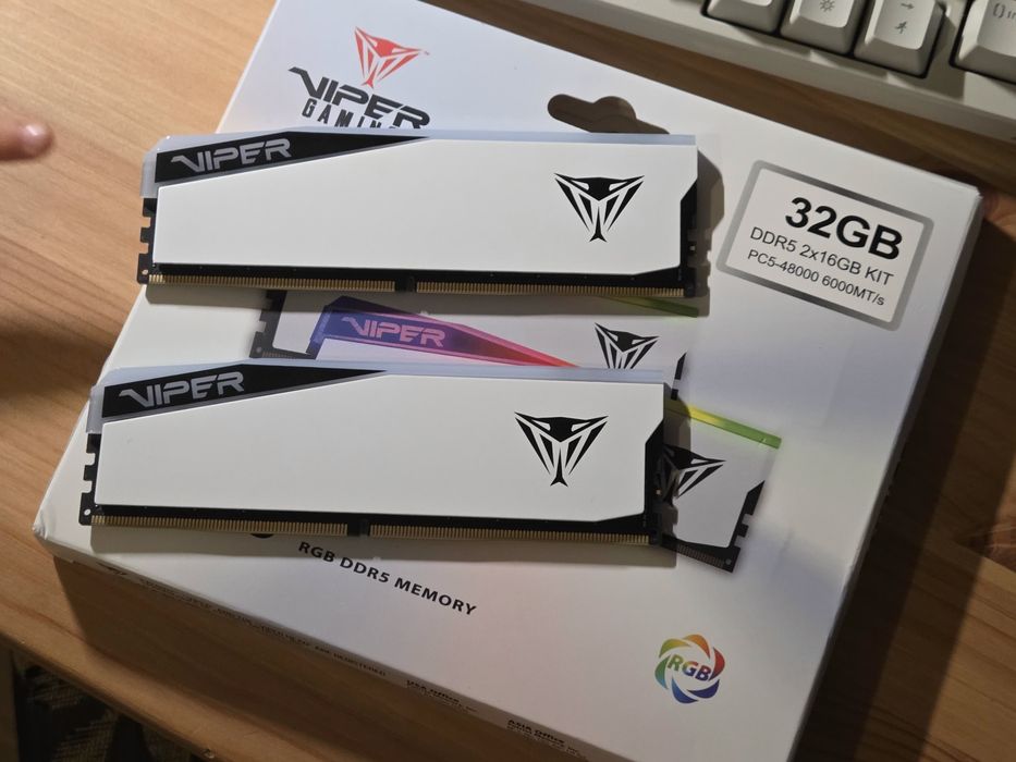 Pamięć RAM Patriot Viper Elite 5 ARGB DDR5 32GB 6000 Mhz CL30 Czarny, Wieczysta Gwarancja + dowód zakupu