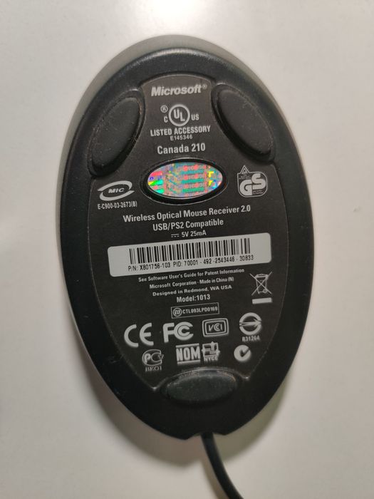 Microsoft Wireless мишка + receiver