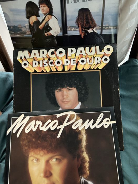 Conjunto de 3Lps em vinil de Marco Paulo