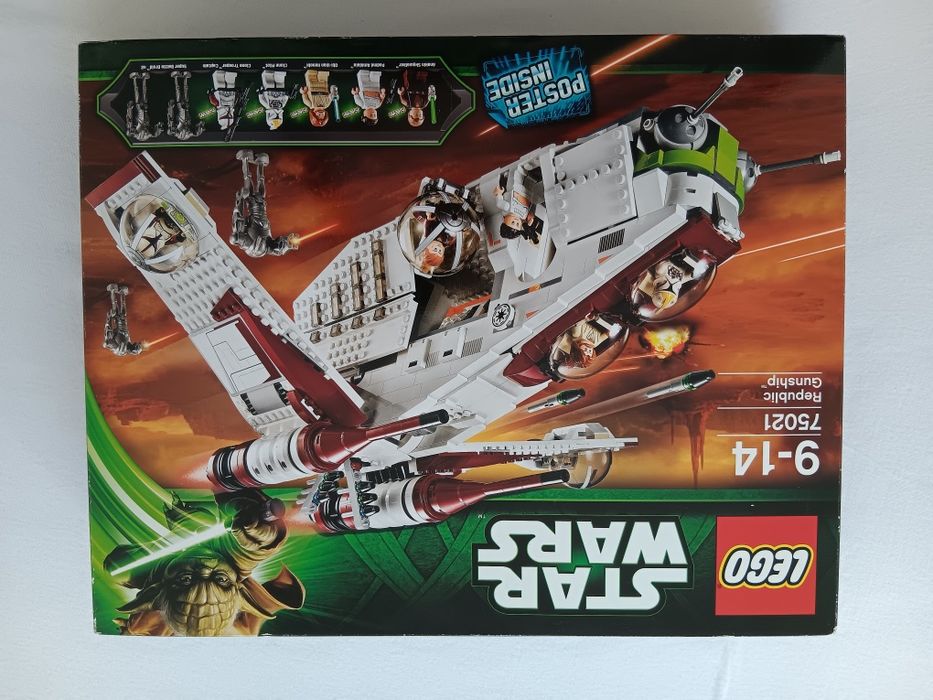 Nieotwarte Lego Star Wars 75021 Republic Gunship