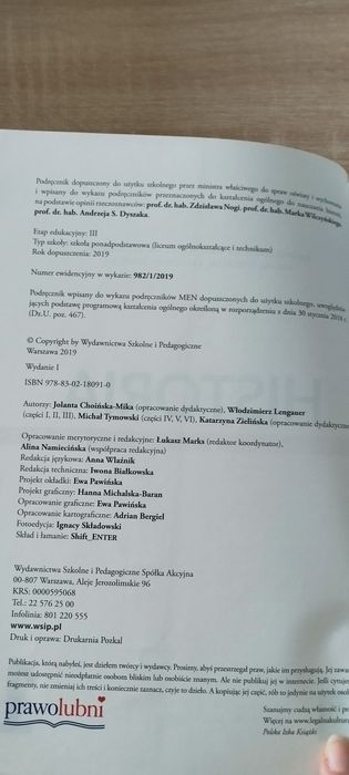 Historia 1 zakres rozszerzony