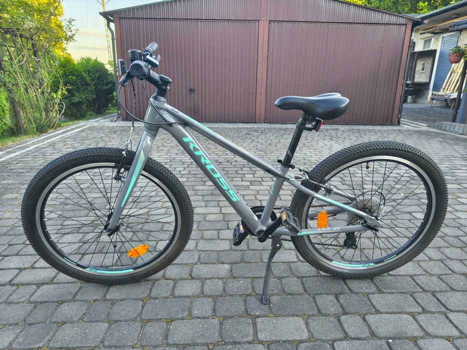 Kross Lea Jr 2.0 rama 12 cali szary koło 24”