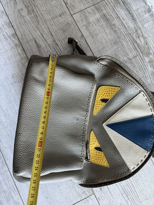 Рюкзак сумка fendi monster портфель хутро