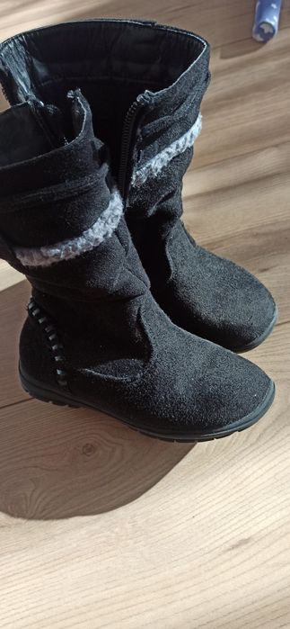 Ciepłe kozaki dla dziewczynki 26