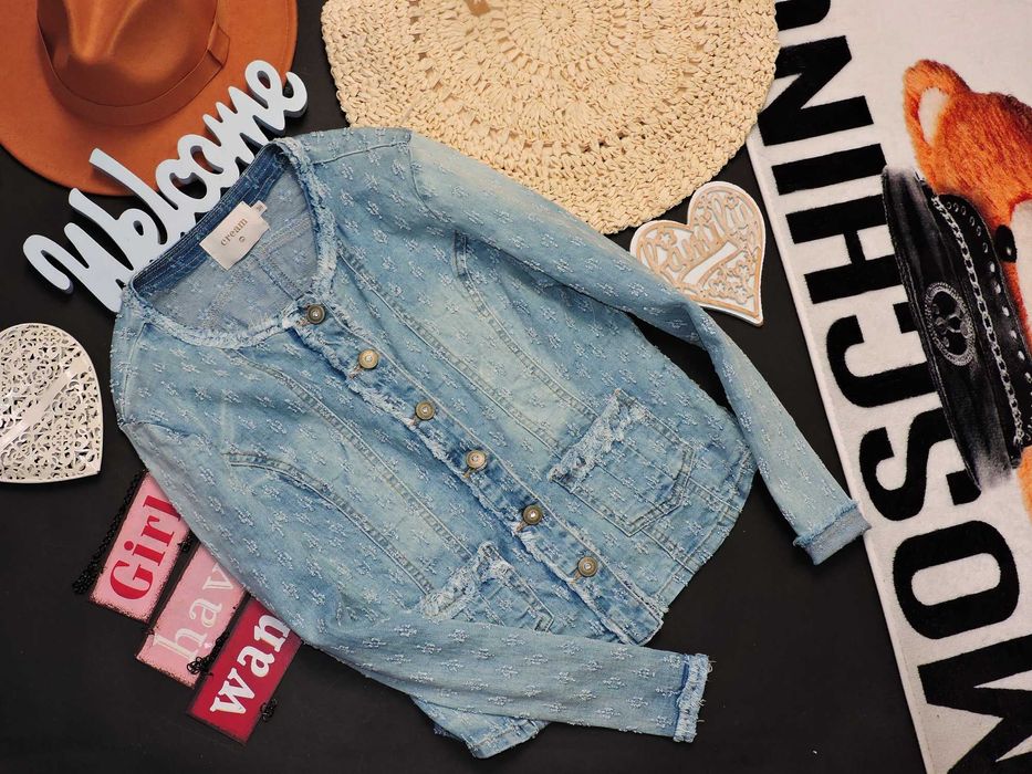 Cream Kurteczka katanka denim jeans M