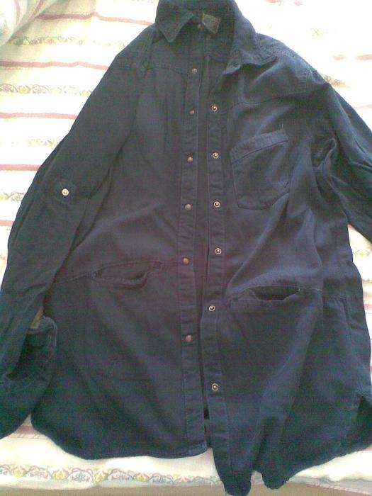 camisas L sra - azul