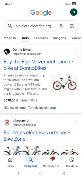 Bicicleta electrica Nova