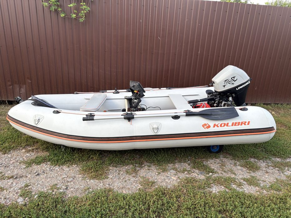 Комплект лодка+ мотор+ехолот(KOLIBRI,MERCURY,LOWRANCE)
