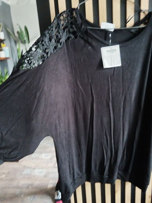 Bluzka z koronką xl