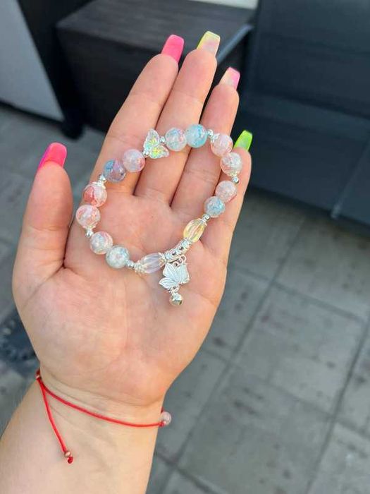 Bransoletka z motylkiem