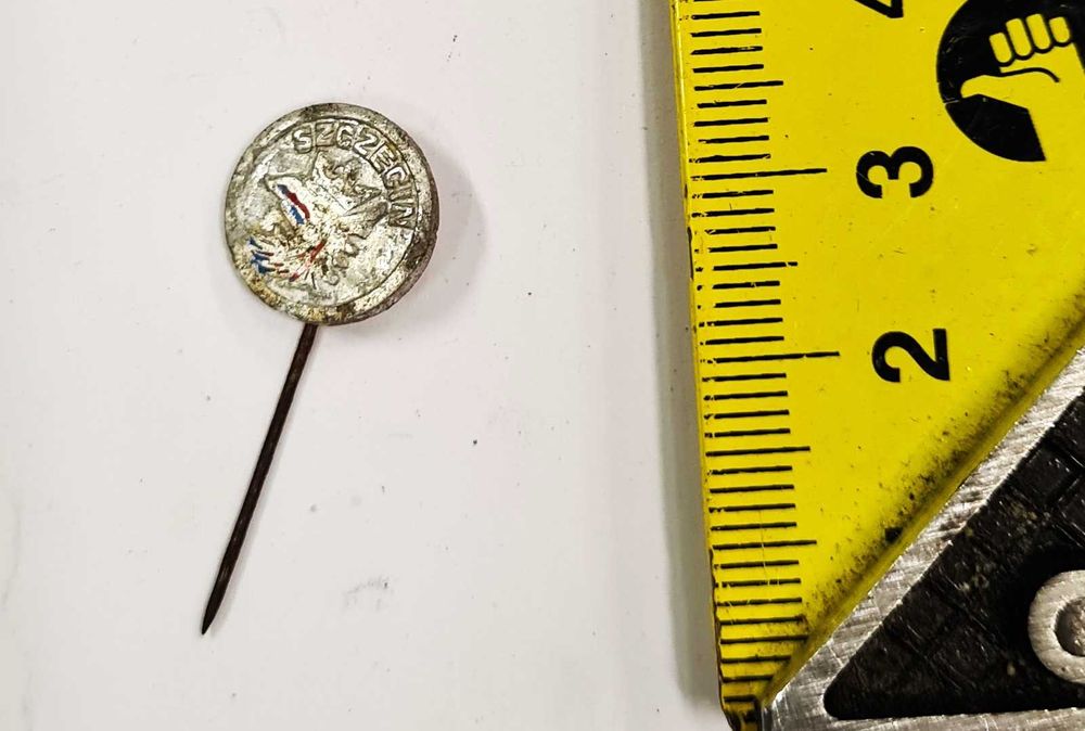 Odznaka patriotyczna Szczecin orzeł pamiątka znaczek przypinka szpilka