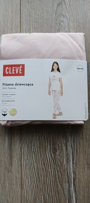Nowa piżama dziewczęca 158/164 z kotkami
