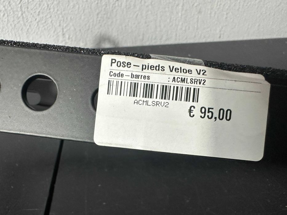 Podnóżki pasażera Veloe V2 (Pose-pieds Veloe)