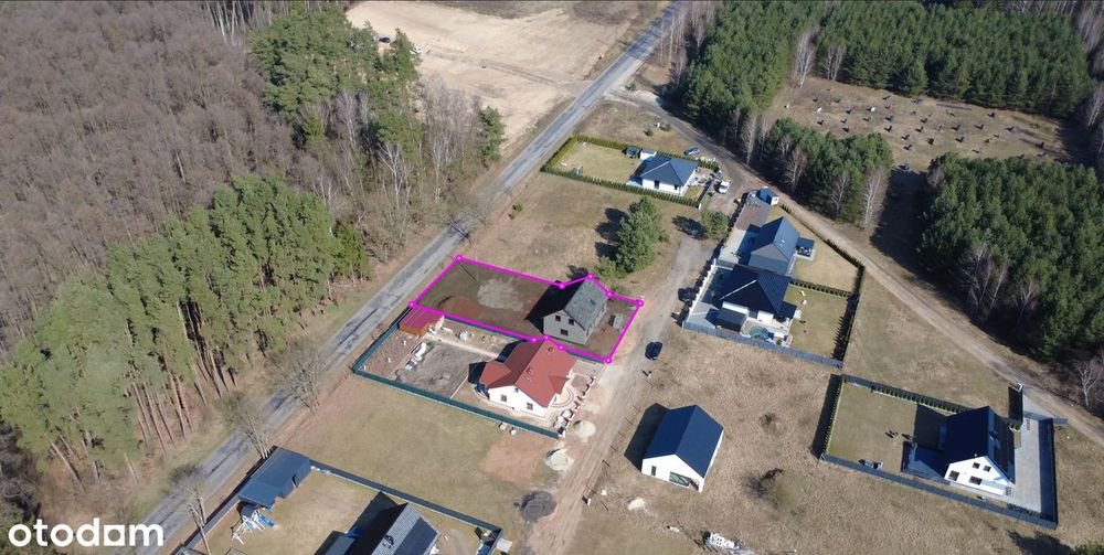 Przestronny dom pod lasem w sąsiedztwie jezior | LUBRZA | 147,99 m2