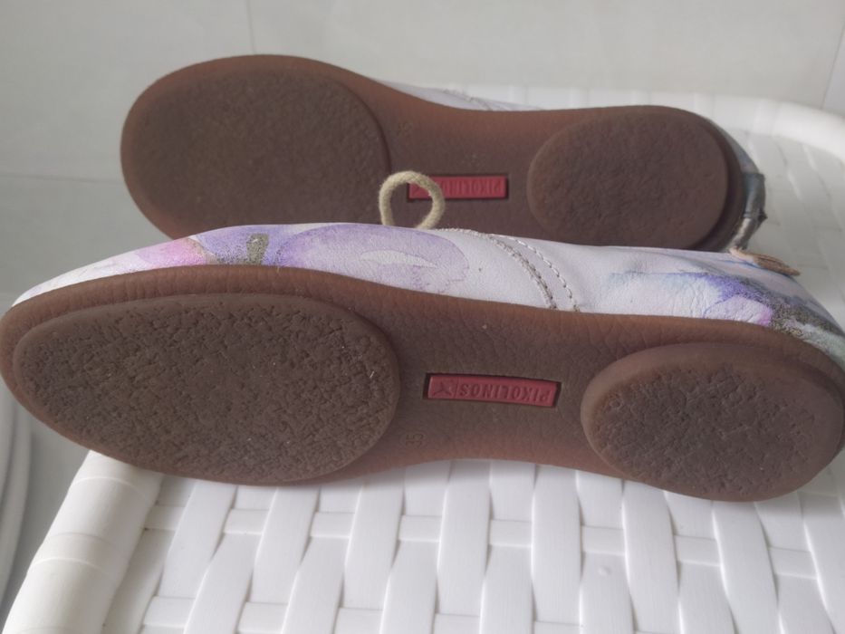 Skórzane półbuty damskie